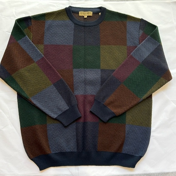 Tricots St Raphael Wool Blend Crewneck Sweater Size Medium - Picture 1 of 8